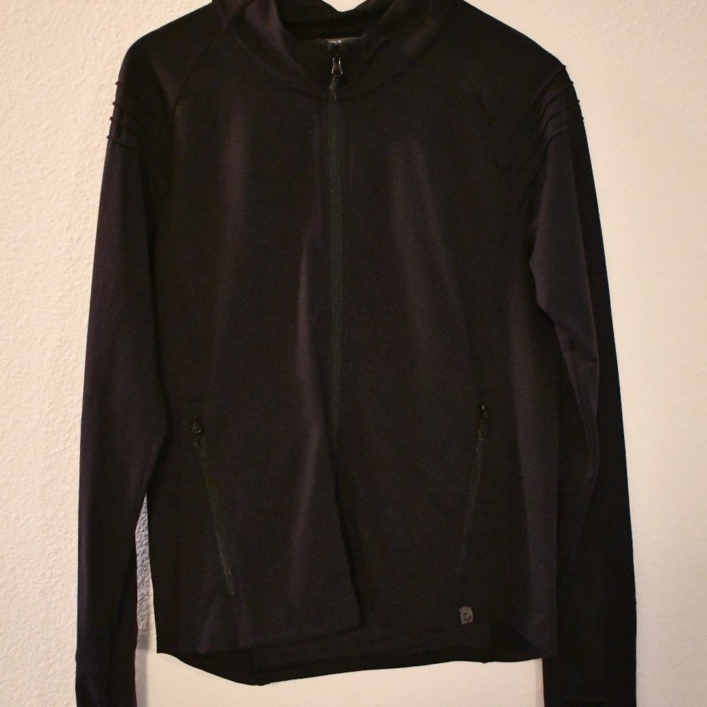 Black Oiselle Zip Up Jacket